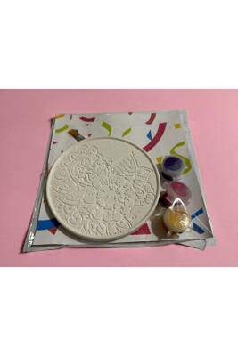 Adet Mandala Bardak Altlığı Taş Boyama Seti, Kendin Yap, Doğum Günü Hediyesi 12 ( 6+6)  - 6