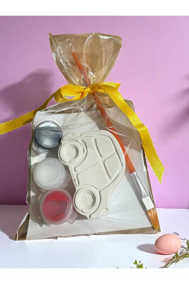 Araba & Traktör Taş Boyama Seti | DIY Kendin Yap | Doğum Günü Hediyesi 15 Adet (7+8) 