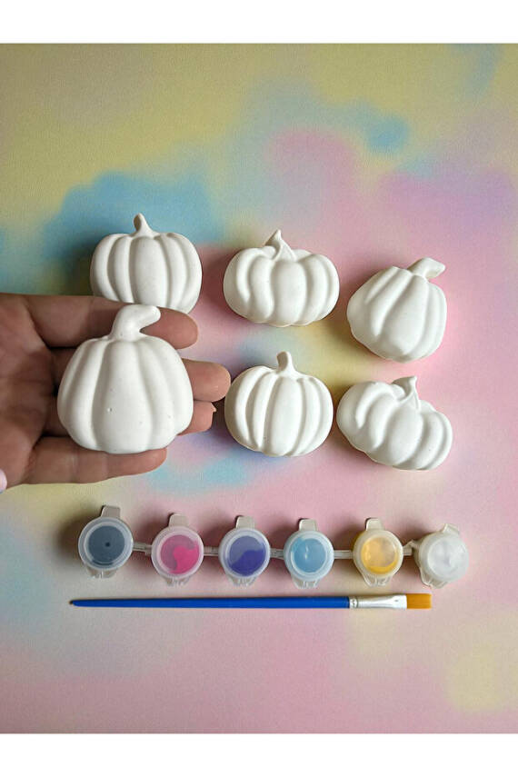 Bal Kabağı Çocuk Aktivite Seti Taş Boyama Kendin Yap - 1