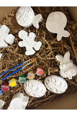 Çocuk Aktivite Seti Taş Boyama Kendin Yap 15 Parça Set