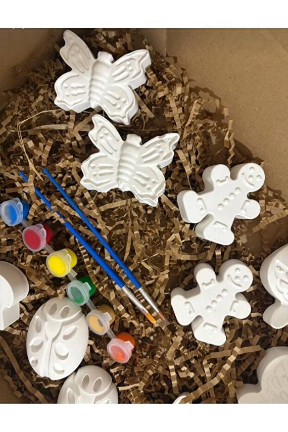 Çocuk Aktivite Seti Taş Boyama Kendin Yap 15 Parça Set - 3