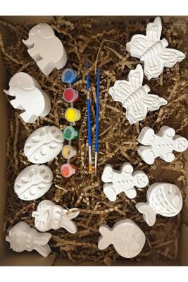 Çocuk Aktivite Seti Taş Boyama Kendin Yap 15 Parça Set - 4