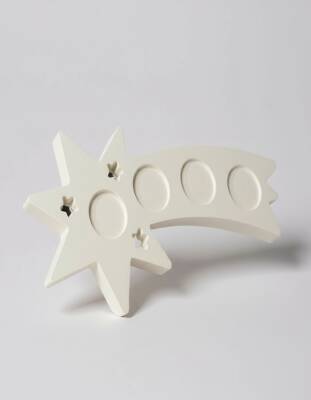 Dekoratif Kayan Yıldız Mumluk & Tealight Standı – Minimal El Yapımı Tasarım, Ev Dekorasyonu