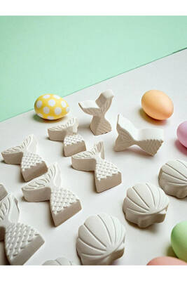 Denizden Taş Boyama Mıknatıslı Magnet Seti, Dıy, kendin Yap, Doğum Günü Hediyesi 12 Adet  - 5