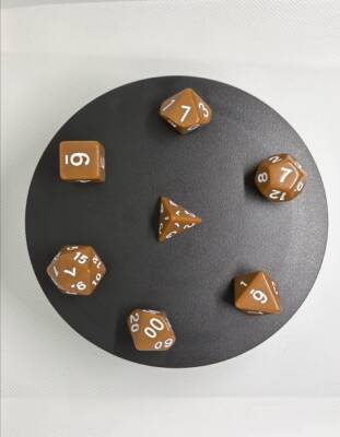 DND FRP 7’li Zar Seti – Kahverengi | Dungeons & Dragons Masaüstü RPG Oyun Zarı Seti - 2