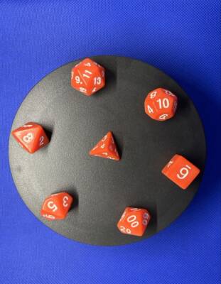 DND FRP 7’li Zar Seti – Kırmızı | Dungeons & Dragons Masaüstü RPG Oyun Zarı Seti - 2