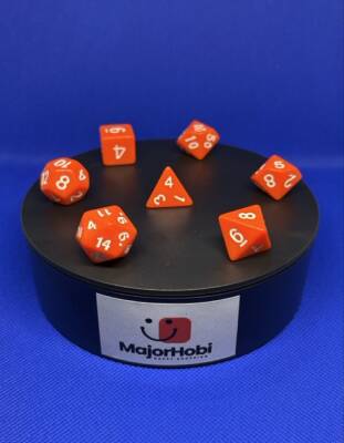 DND FRP 7’li Zar Seti – Kırmızı | Dungeons & Dragons Masaüstü RPG Oyun Zarı Seti