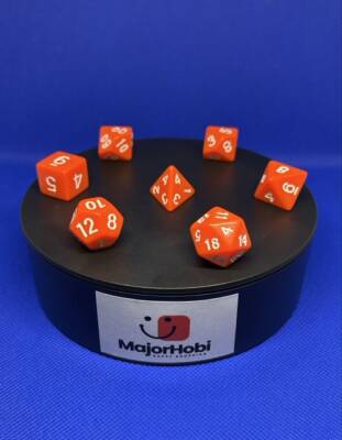 DND FRP 7’li Zar Seti – Kırmızı | Dungeons & Dragons Masaüstü RPG Oyun Zarı Seti - 3