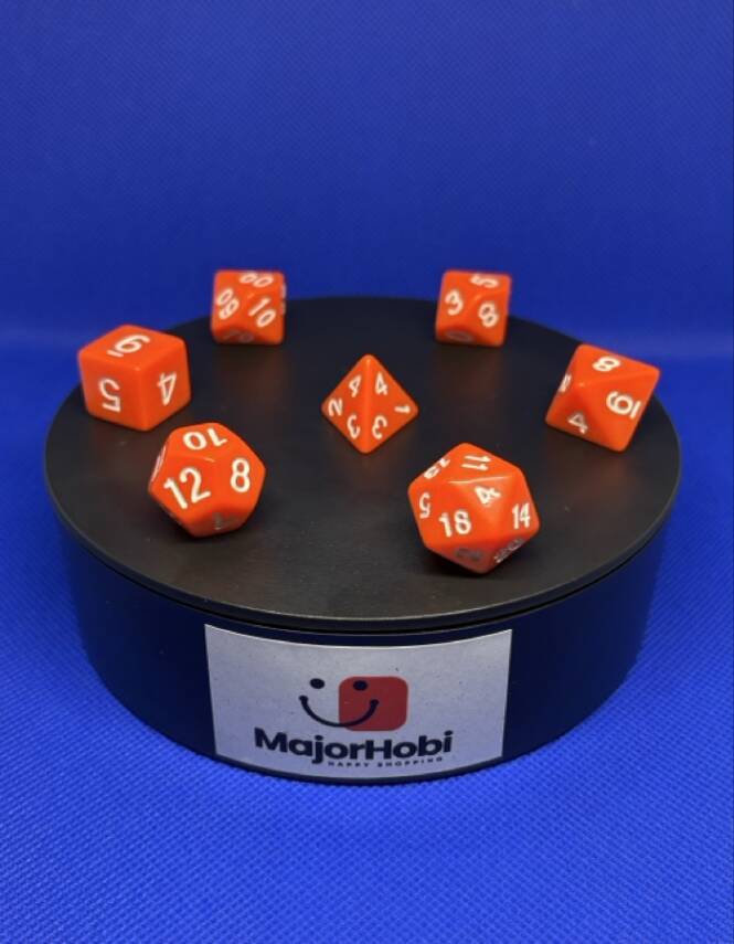 DND FRP 7’li Zar Seti – Kırmızı | Dungeons & Dragons Masaüstü RPG Oyun Zarı Seti - 3