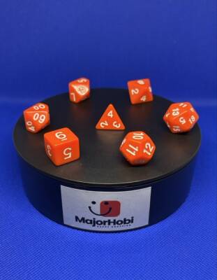 DND FRP 7’li Zar Seti – Kırmızı | Dungeons & Dragons Masaüstü RPG Oyun Zarı Seti - 4