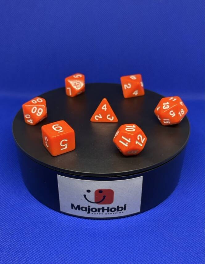 DND FRP 7’li Zar Seti – Kırmızı | Dungeons & Dragons Masaüstü RPG Oyun Zarı Seti - 4