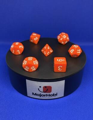 DND FRP 7’li Zar Seti – Kırmızı | Dungeons & Dragons Masaüstü RPG Oyun Zarı Seti - 6