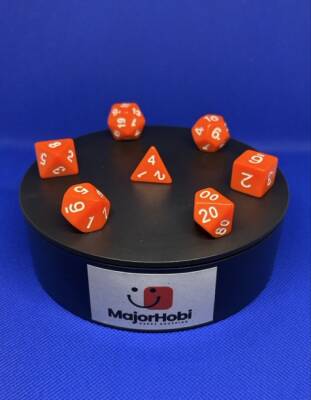 DND FRP 7’li Zar Seti – Kırmızı | Dungeons & Dragons Masaüstü RPG Oyun Zarı Seti - 7