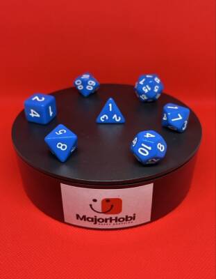 DND FRP 7’li Zar Seti – Mavi | Dungeons & Dragons Masaüstü RPG Oyun Zarı Seti - 2