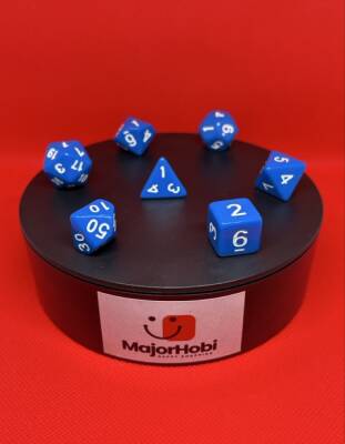 DND FRP 7’li Zar Seti – Mavi | Dungeons & Dragons Masaüstü RPG Oyun Zarı Seti - 5