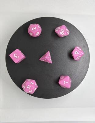 DND FRP 7’li Zar Seti – Pembe | Dungeons & Dragons Masaüstü RPG Oyun Zarı Seti - 2