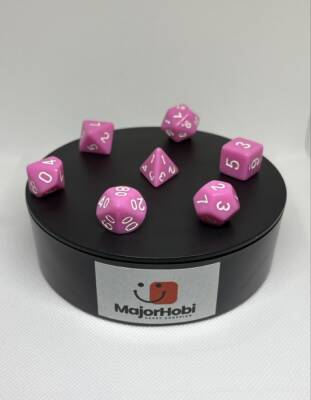 DND FRP 7’li Zar Seti – Pembe | Dungeons & Dragons Masaüstü RPG Oyun Zarı Seti