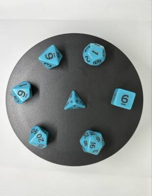 DND FRP 7’li Zar Seti – Petrol Yeşili | Dungeons & Dragons Masaüstü RPG Oyun Zarı Seti - 2