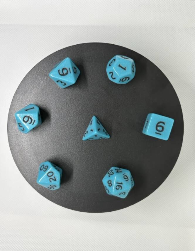 DND FRP 7’li Zar Seti – Petrol Yeşili | Dungeons & Dragons Masaüstü RPG Oyun Zarı Seti - 2