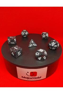 DND FRP 7’li Zar Seti – Sedefli Gri | Dungeons & Dragons Masaüstü RPG Oyun Zarı Seti - 4