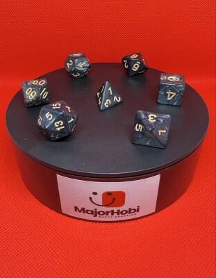 DND FRP 7’li Zar Seti – Sedefli Gri | Dungeons & Dragons Masaüstü RPG Oyun Zarı Seti - 3