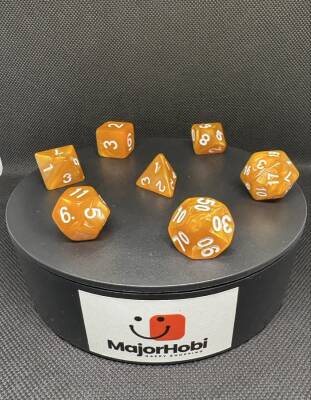 DND FRP 7’li Zar Seti – Sedefli Kahverengi | Dungeons & Dragons Masaüstü RPG Oyun Zarı Seti - 8