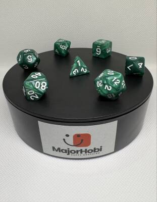 DND FRP 7’li Zar Seti – Sedefli Yeşil | Dungeons & Dragons Masaüstü RPG Oyun Zarı Seti - 4