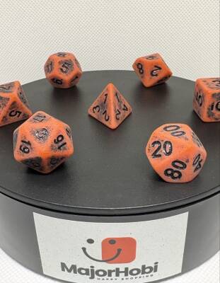 DND FRP 7’li Zar Seti – Yeşil Renk | Dungeons & Dragons Masaüstü RPG Oyun Zarı Seti - 2