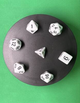 DND FRP 7’li Zar Seti – Beyaz | Dungeons & Dragons Masaüstü RPG Oyun Zarı Seti - 2