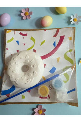 Donut Taş Boyama Seti, Dıy, kendin Yap, Doğum Günü Hediyesi 15 Adet  - 3