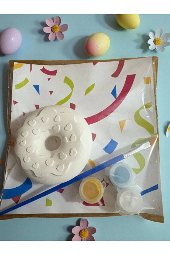 Donut Taş Boyama Seti, Dıy, kendin Yap, Doğum Günü Hediyesi 15 Adet  - 3