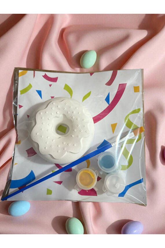 Donut Taş Boyama Seti, Dıy, kendin Yap, Doğum Günü Hediyesi 15 Adet  - 4