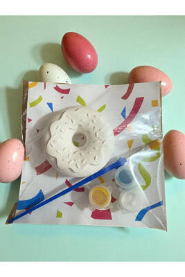 Donut Taş Boyama Seti, Dıy, kendin Yap, Doğum Günü Hediyesi 15 Adet  - 5