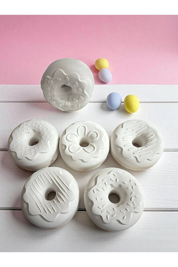 Donut Taş Boyama Seti, Dıy, kendin Yap, Doğum Günü Hediyesi 15 Adet  - 7