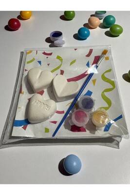 Kalpler Adet Taş Boyama Seti, Kendin Yap, Doğum Günü Hediyesi 10 (5+5)  - 8