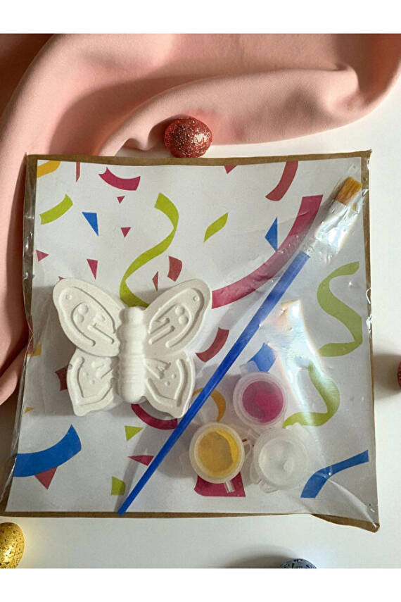 Kelebek / Boyayın Seti, Kendin Yap, Dıy, Doğum Günü Hediyesi, tatil Hediyesi 15 Adet  - 1