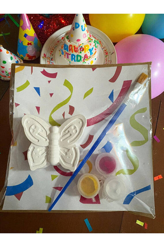 Kelebek / Boyayın Seti, Kendin Yap, Dıy, Doğum Günü Hediyesi, tatil Hediyesi 15 Adet  - 2