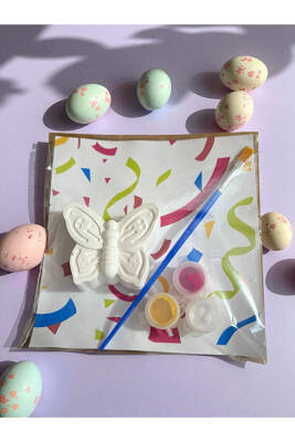 Kelebek / Boyayın Seti, Kendin Yap, Dıy, Doğum Günü Hediyesi, tatil Hediyesi 15 Adet  - 4