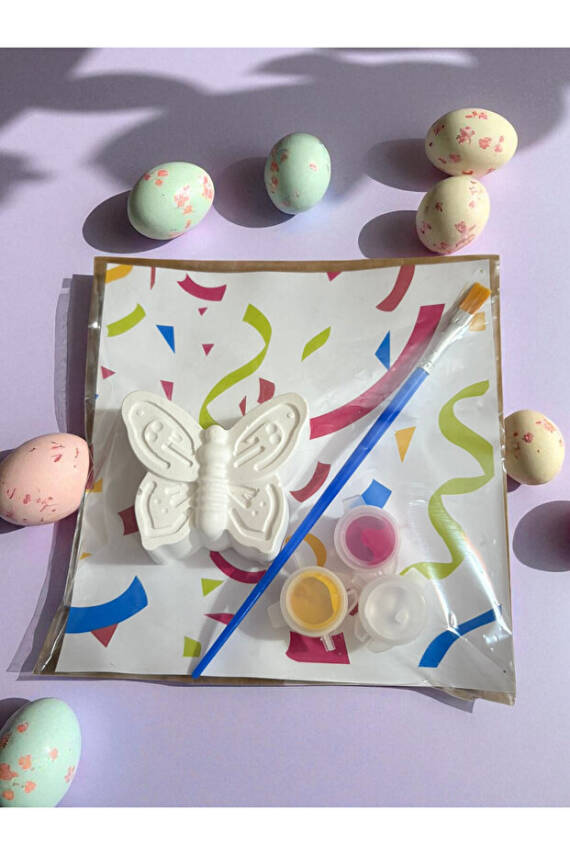 Kelebek / Boyayın Seti, Kendin Yap, Dıy, Doğum Günü Hediyesi, tatil Hediyesi 15 Adet  - 4