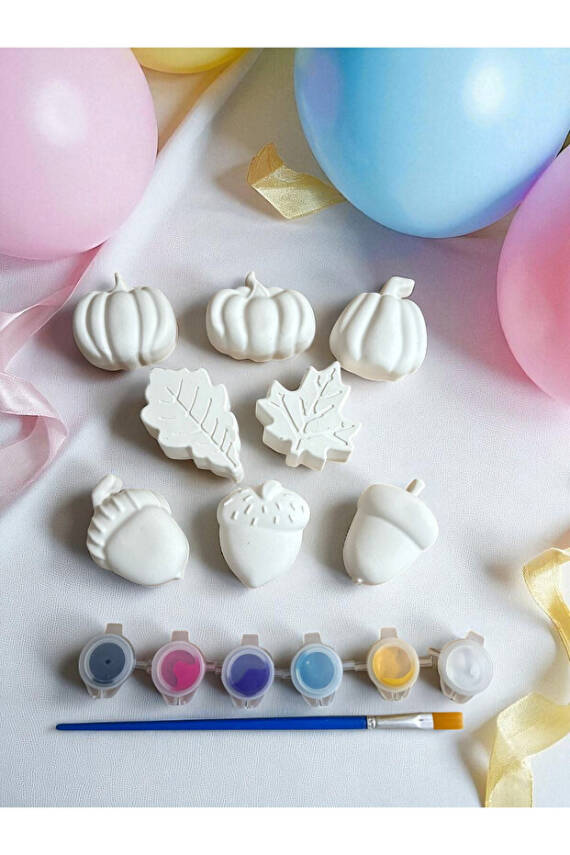 Sonbahar Çocuk Aktivite Seti Taş Boyama Kendin Yap - 2