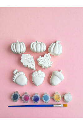 Sonbahar Çocuk Aktivite Seti Taş Boyama Kendin Yap - 3