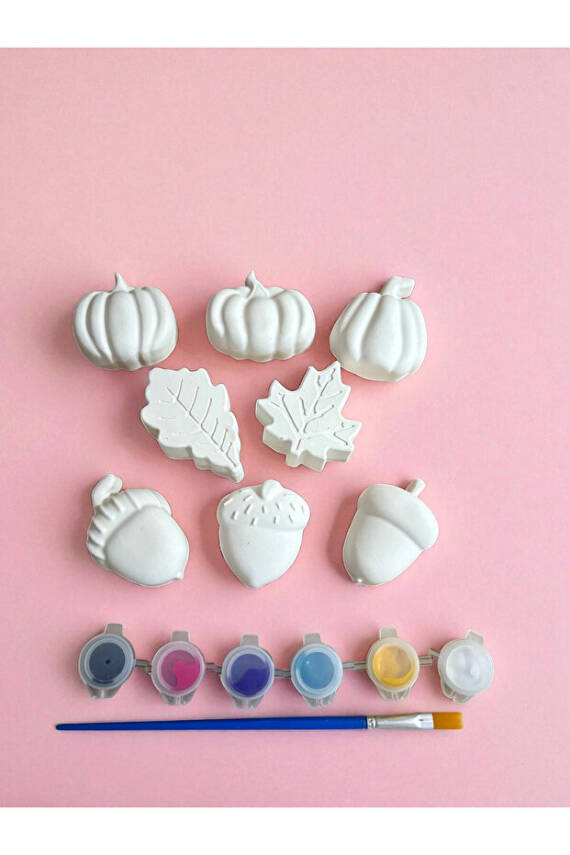 Sonbahar Çocuk Aktivite Seti Taş Boyama Kendin Yap - 3