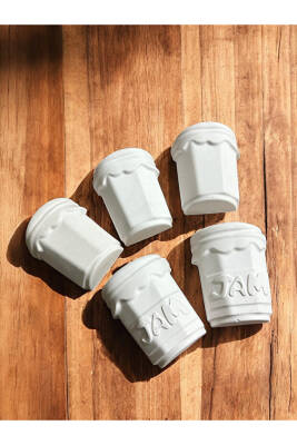 Taş Boyama Seti 5 Adet Kahve Bardağı | Anne & Çocuk Etkinliği | El Becerisi Geliştirici - 6