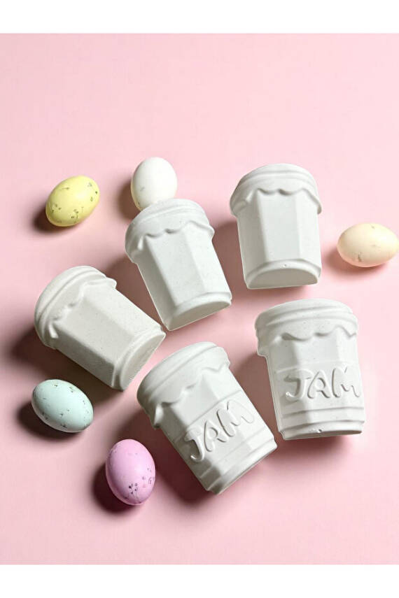 Taş Boyama Seti 5 Adet Kahve Bardağı | Anne & Çocuk Etkinliği | El Becerisi Geliştirici - 3