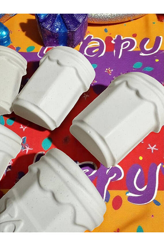 Taş Boyama Seti 5 Adet Kahve Bardağı | Anne & Çocuk Etkinliği | El Becerisi Geliştirici - 4