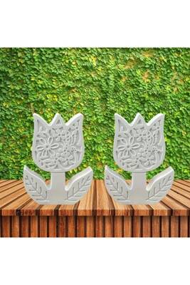 Taş Boyama Seti Dev 2’li Lale | Anne & Çocuk Etkinliği | El Becerisi Geliştirici - 5