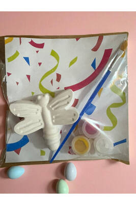 Taş Boyama Seti, Kendin Yap, Doğum Günü Hediyesi Kelebek, Arı, Uğur Böceği, Yusufcuk 10 Adet  - 8