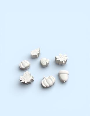 Taş Tozu Sonbahar Figürleri Boyama Seti 8’li – 6 Renk Boya ve Fırça | Çocuklar İçin Hobi - 2