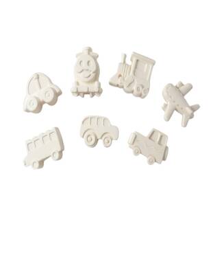 Taş Tozundan El Yapımı Araçlar Boyama Seti – 6 Renk Boya & Fırçalı | Çocuk Boyama Etkinliği - 7