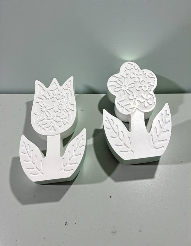 Taş Tozundan El Yapımı Çiçek Boyama Seti – 6 Renk Boya & Fırça | Çocuklar ve Yetişkinler Boyama Seti - 3